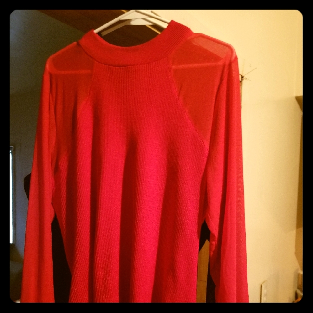 Red sweater